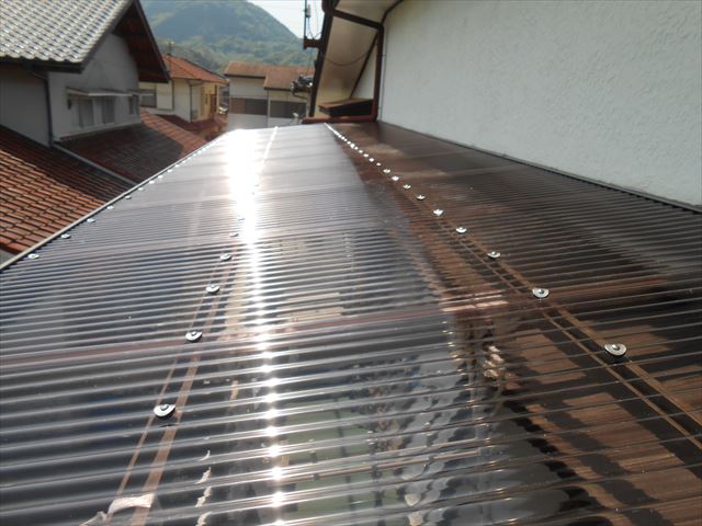 伊豆の国市テラス屋根修理