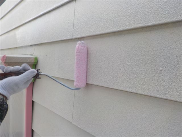 三島市アパート下塗り