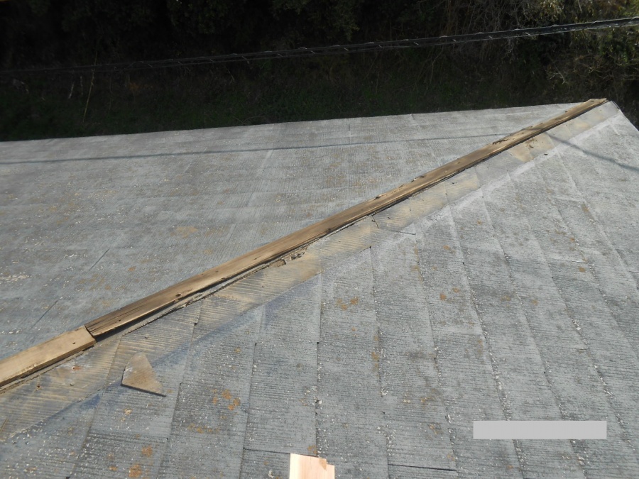 下地板が傷んでいる