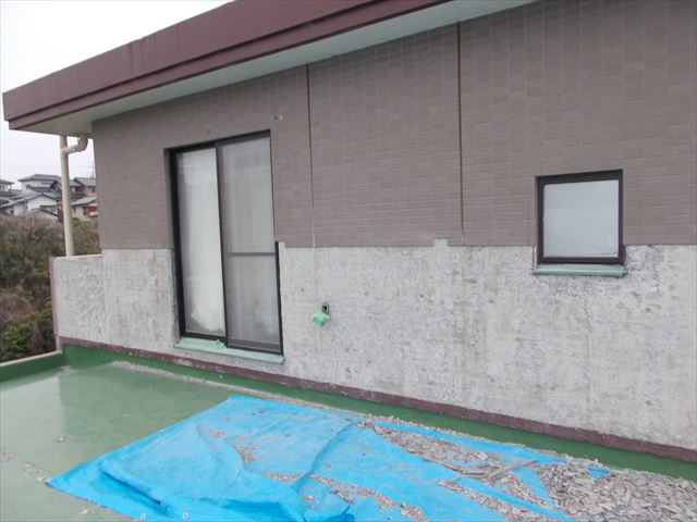 三島市マンションタイル