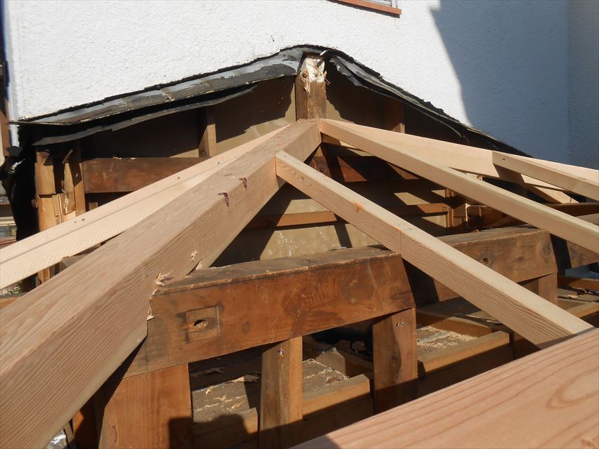 裾野市屋根骨組