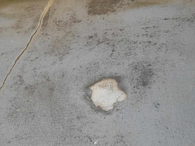 既存シート防水+保護モルタル