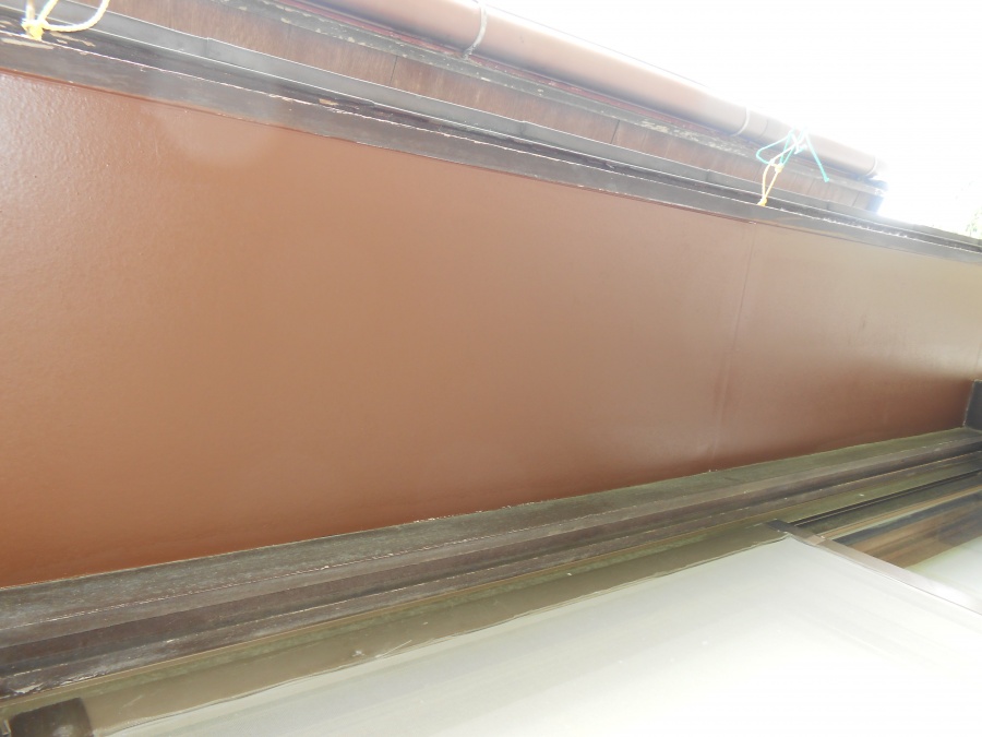 霧除け裏側仕上げ