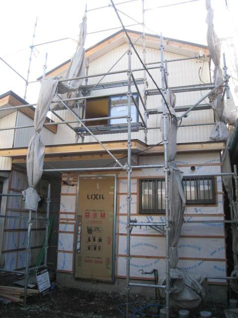 沼津市　建物に透湿シート