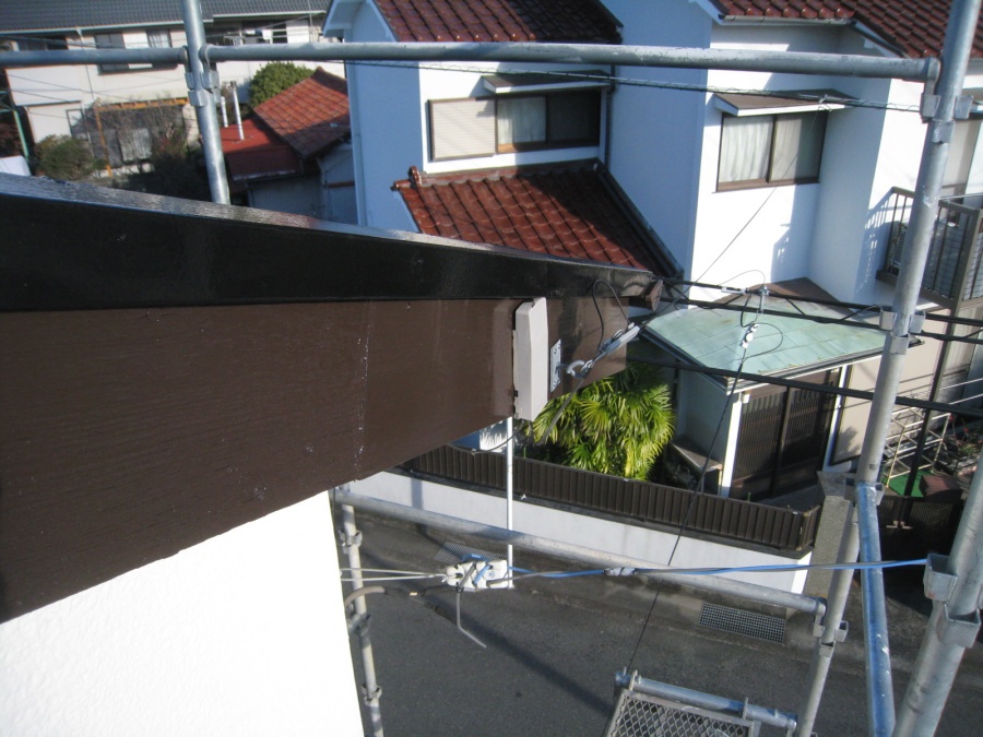 破風板腐食部分取替