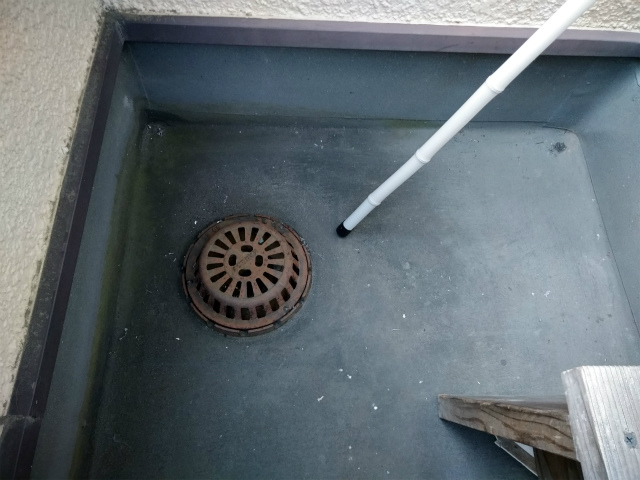 三島市ベランダドレン