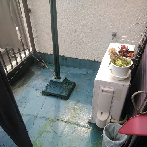 沼津市ベランダ室外機撤去