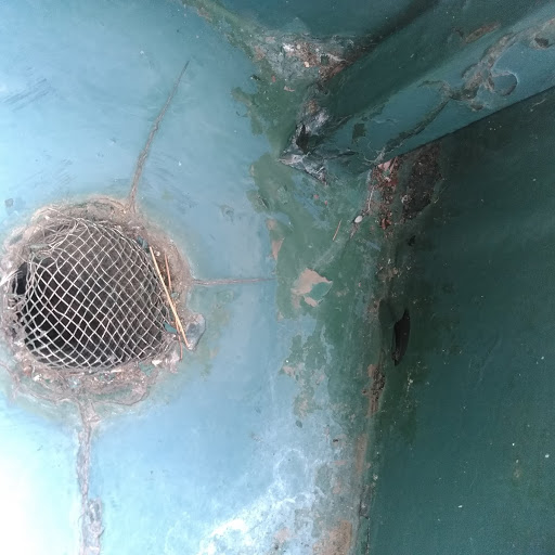 沼津市ベランダ部分排水口