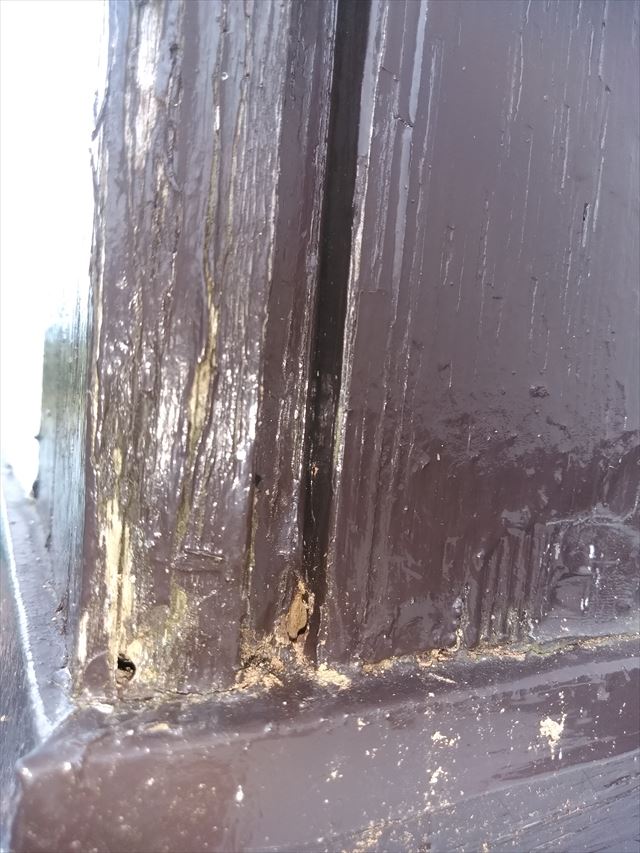 化粧柱の腐食