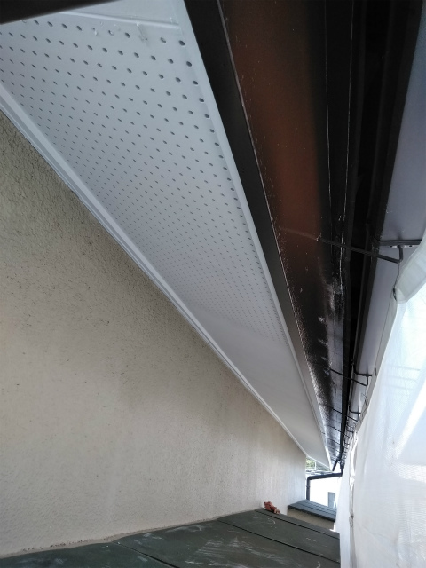 三島市　軒天補修