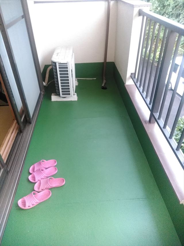 伊豆市ベランダ保護塗装後