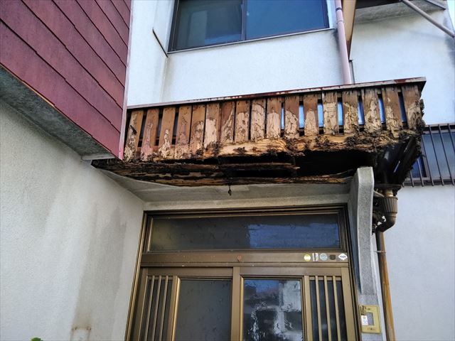 沼津市戸建外壁剥がれ