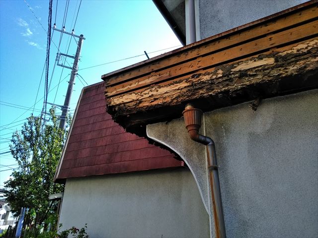 沼津市戸建外壁剥がれ