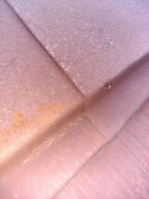 沼津市棟板金錆び