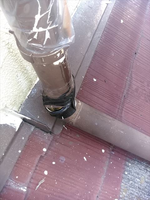 沼津市雨樋破損