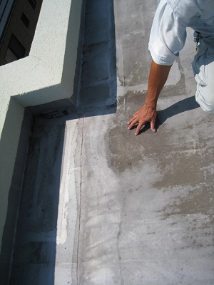 マンション屋上防水劣化