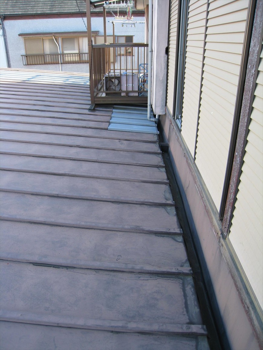 屋根雨漏り部分