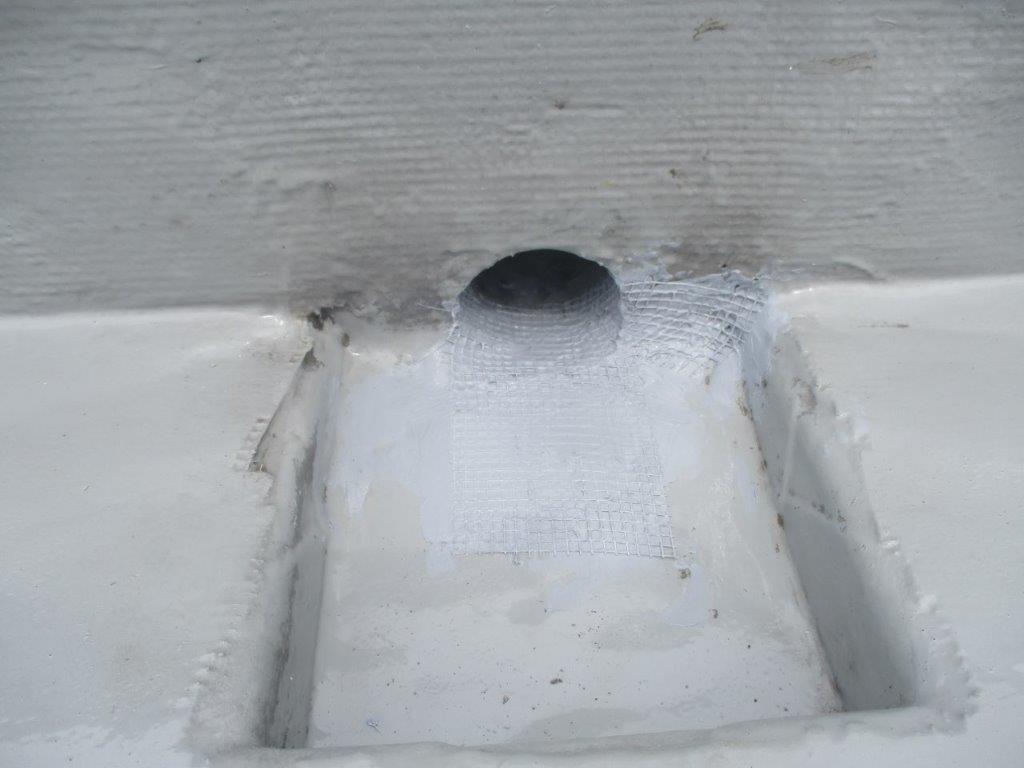 排水口補修後