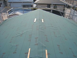 ルーフィング取付