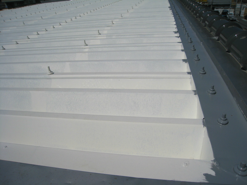 沼津市折半屋根錆止め塗装工事