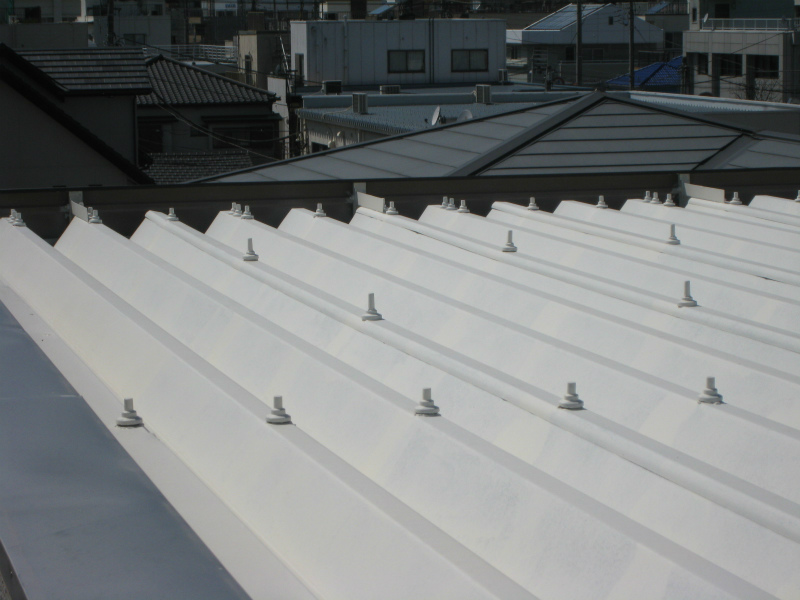 沼津市折半屋根塗装工事