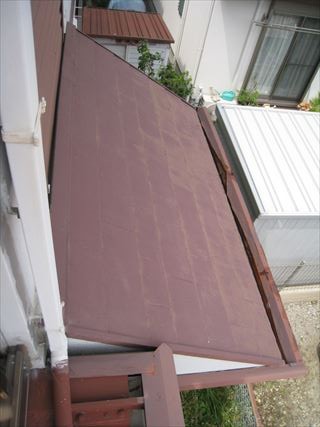 経年劣化の色褪せ