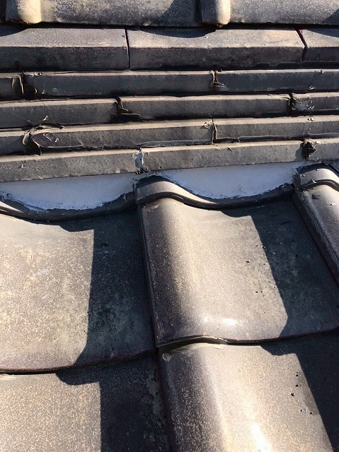 漆喰詰め直し工事