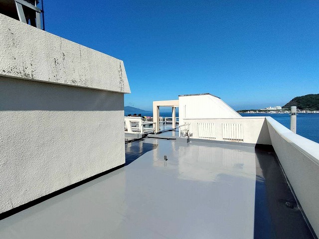 防水工事施工後