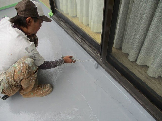 ベランダ防水トップコート