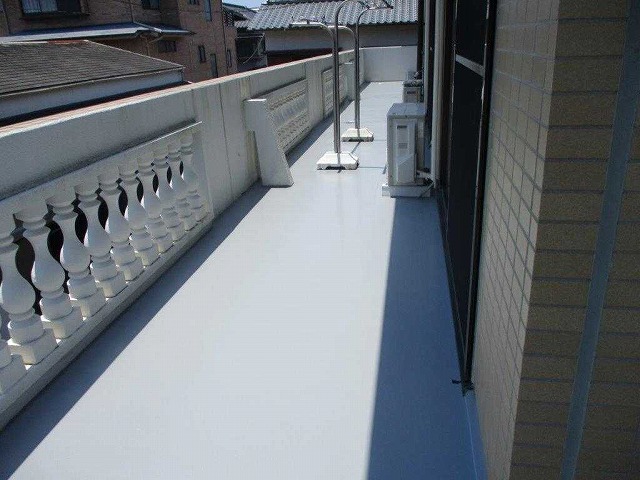 ウレタン防水材塗布