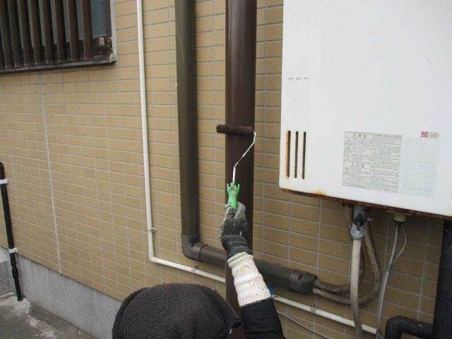 樋　ブラウン　塗り替え