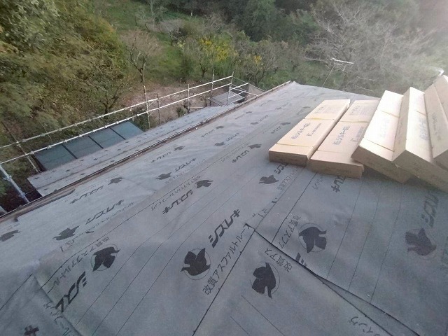 ルーフィング　設置