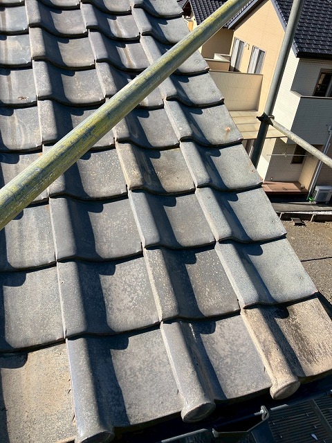 部分葺き直し施工後