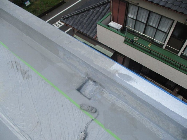 ウレタン防水材塗布