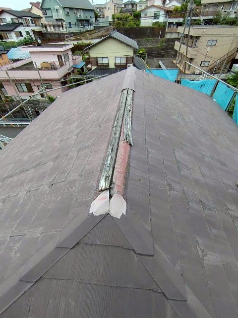 屋根リフォーム　カバー工法