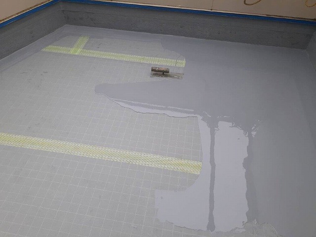 ウレタン樹脂塗布