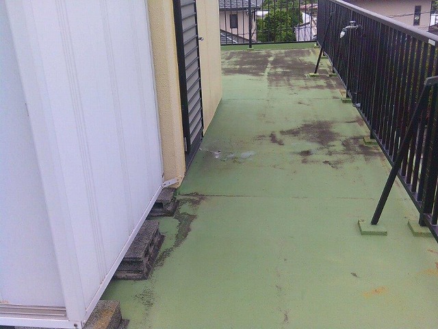 屋上　床　劣化