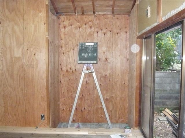 耐震工事で構造合板