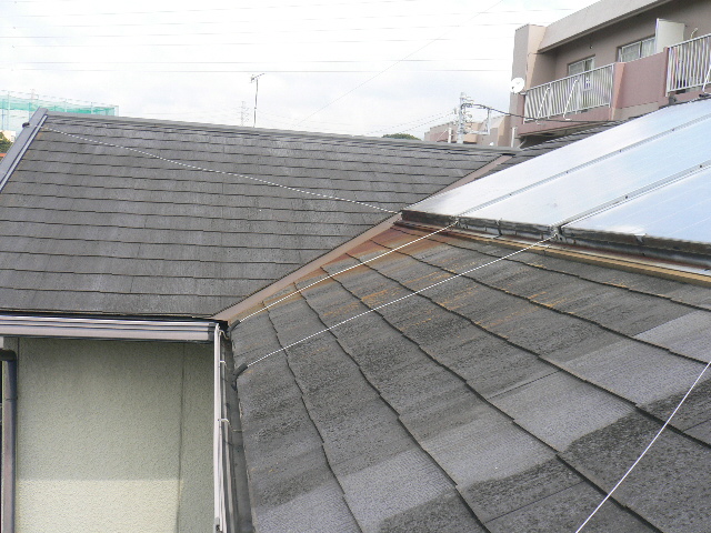 長泉町　コロニアル屋根塗装前