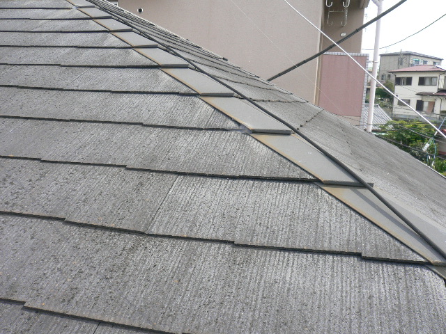 長泉町　コロニアル屋根塗装前