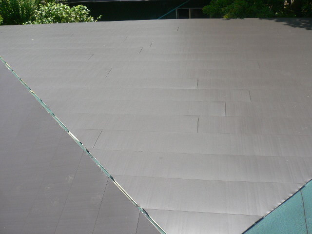 横暖ルーフ葺き