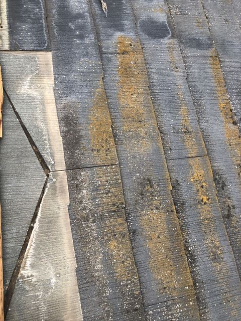 コロニアル屋根破損