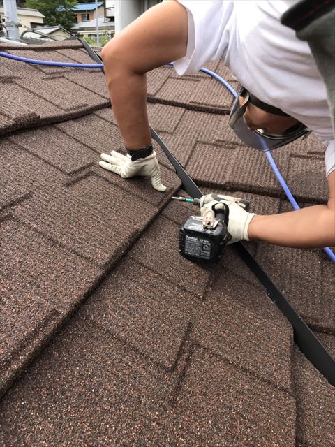 沼津市セネター重ね葺き