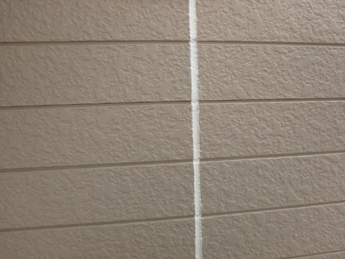 サイディング外壁　コーキング打ち替え後