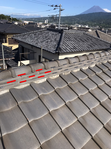 沼津のし瓦ラバーロック