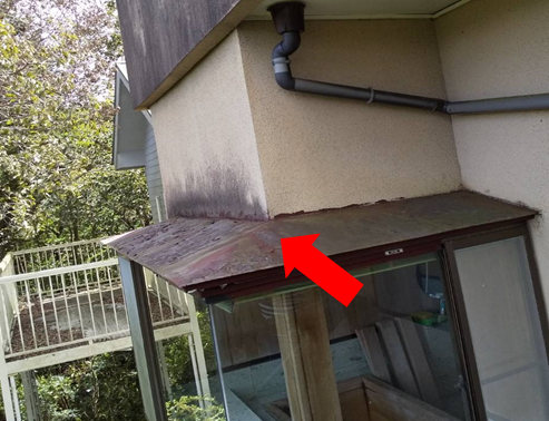 函南町風呂場雨漏り