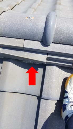 沼津のし瓦ズレ