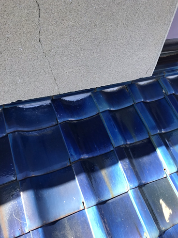 沼津瓦欠け補修後