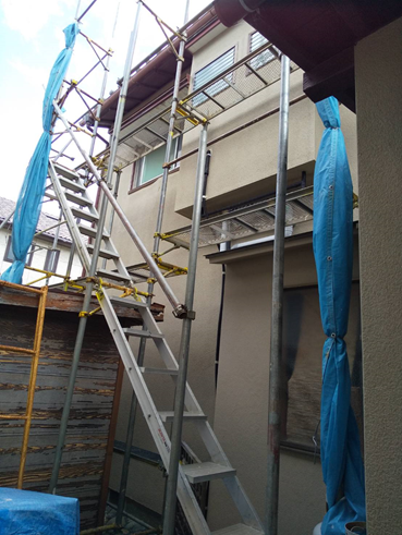 沼津樋交換足場