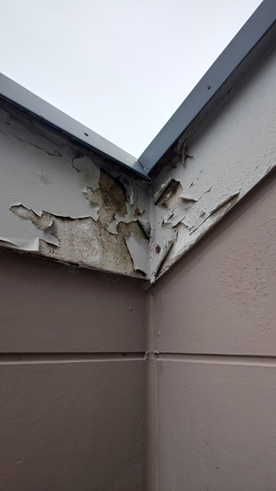 沼津破風板塗膜剥がれ